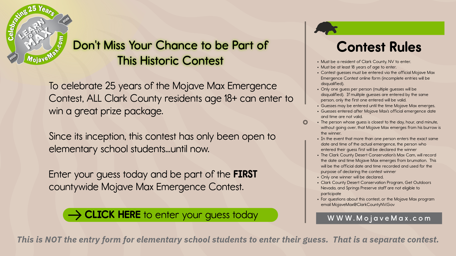 County Wide Emergence Contest Rules